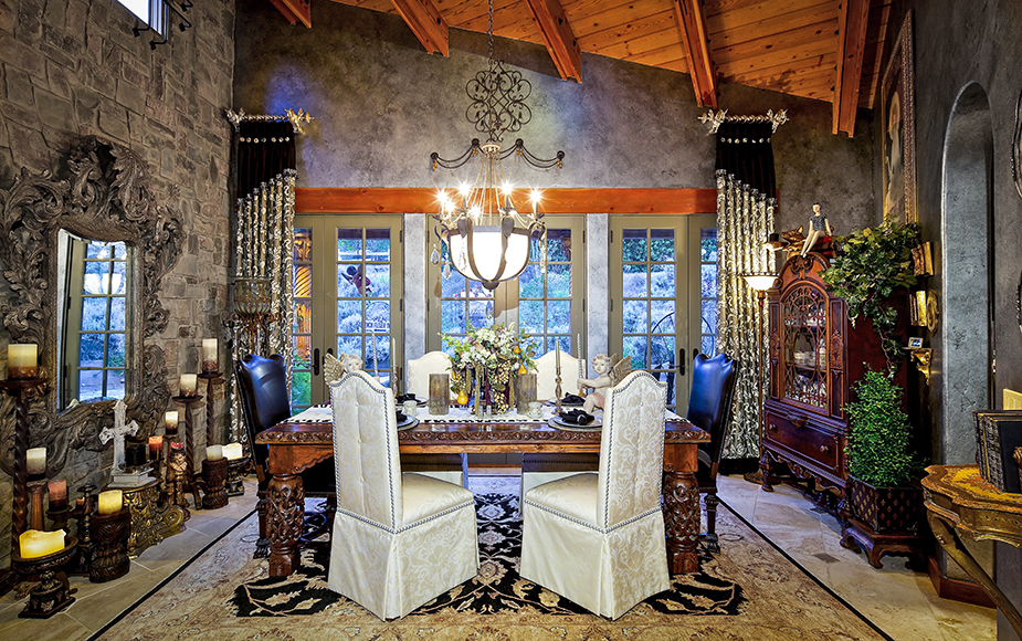 High-End Dining Room Design with Custom Furniture Design