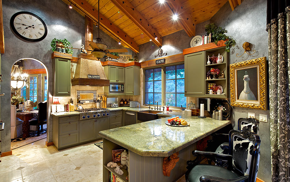 Small Kitchen Design - Rustic & Clean