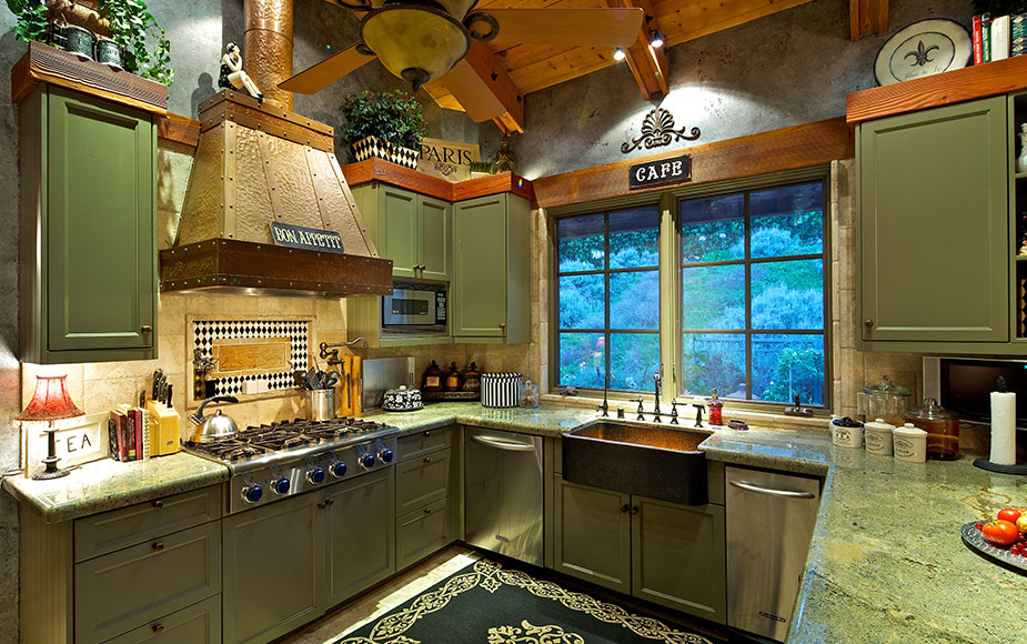 Small Kitchen Design - Rustic & Clean