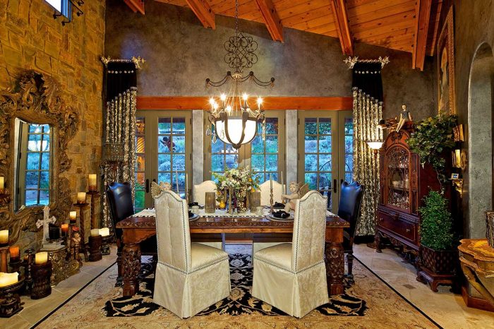 High-End Dining Room Design with Custom Furniture Design