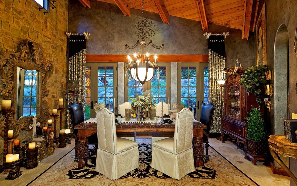 High-End Dining Room Design with Custom Furniture Design